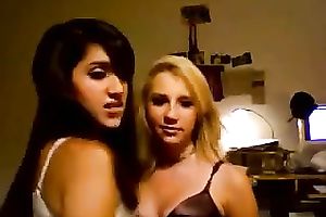 Just teasing lads on web camera who desire to watch us making out