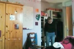 Barely legal nerdy livecam dirty slut wife shows me her large gazoo and whoppers