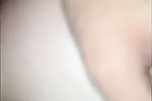 White girlfriend with bald pussy blows me on POV tape