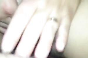 White girlfriend with bald pussy blows me on POV tape