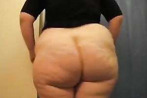 Stunning homemade solo with me rubbing my large wazoo