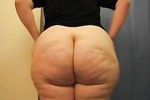 Stunning homemade solo with me rubbing my large wazoo