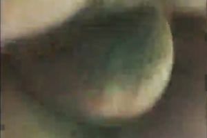 Two long-haired brunette sweethearts smile whilst getting rammed