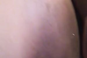 My plump horny white wife plays with her puffy snatch in homemade solo scene