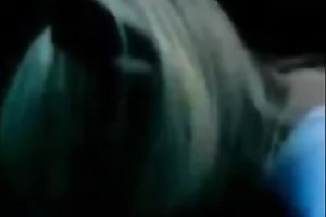 Skanky blond Scottish girlfriend fucked in public