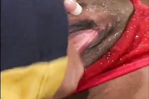 Delicious dark milf stripper chick can't live without to be licked