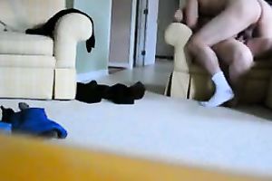 Hardcore homemade movie scene with me pounding my wife's twat