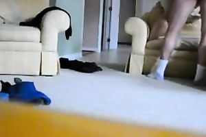 Hardcore homemade movie scene with me pounding my wife's twat