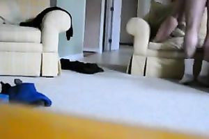 Hardcore homemade movie scene with me pounding my wife's twat