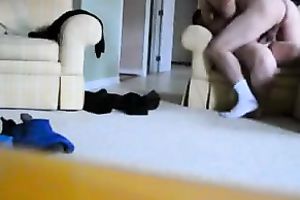 Hardcore homemade movie scene with me pounding my wife's twat