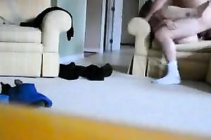 Hardcore homemade movie scene with me pounding my wife's twat