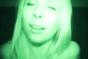 Cock lust harlot pulls my panties down and goes str8 for my prick