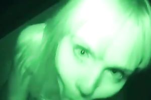 Cock lust harlot pulls my panties down and goes str8 for my prick