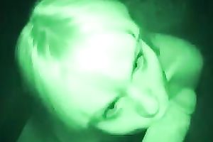 Cock lust harlot pulls my panties down and goes str8 for my prick