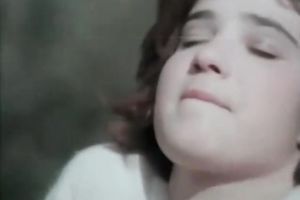 Red head bawdy bitch fingers her sexy kitty right in forest