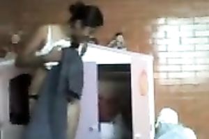 Beautiful and slutty fuck buddy in her underclothing in my abode