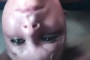 Dirty and young girlfriend is so greedy for cumload