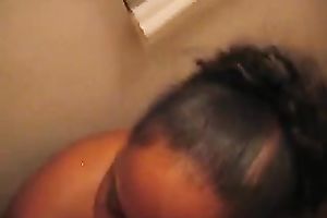 Chubby and enormous big beautiful woman dark white bitch receives a load on her face