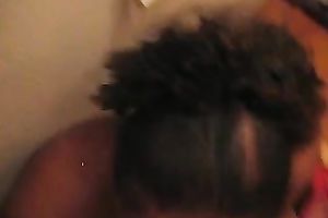 Chubby and enormous big beautiful woman dark white bitch receives a load on her face