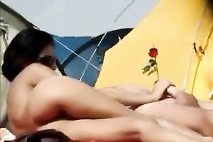 Kinky and slutty doxy did not watch me when I took on video her wazoo