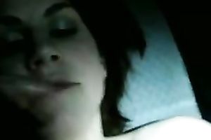 Cumming all over my girlfriend's face in front of a camera