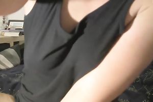 Petite German chick flashes her unshaved non-professional fur pie on livecam
