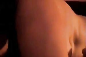 Her chin is glazed with a warm sticky load of sperm