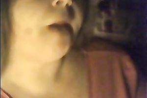 Homemade solo clip with me deepthroating a realistic sex tool