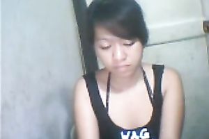 Palatable Malay hottie teasing me with her admirable love melons