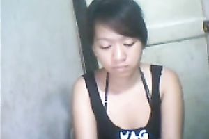 Palatable Malay hottie teasing me with her admirable love melons