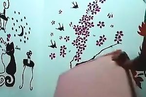 Sensual Indian milf teases with her big milk sacks in web camera solo movie scene