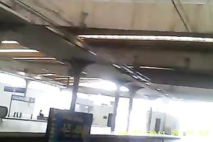 This large butted doxy has no idea she is being recorded