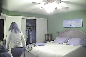 Just my bawdy mature wife cheating on me on hidden cam