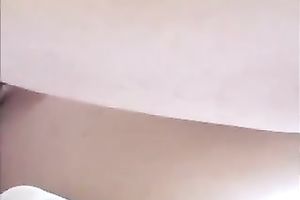 I bow my girlfriend's body over the daybed and group sex her from behind