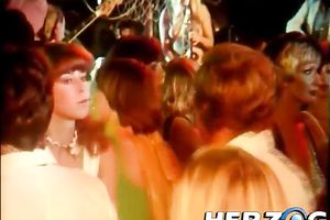 Lewd stripper receives her hairy twat pounded in a bar