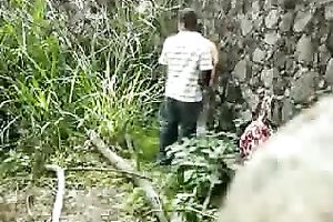 Just a quickie with my hawt concupiscent neighbour outdoors