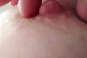 My hairy wet crack and gorgeous pink nipples filmed closeup