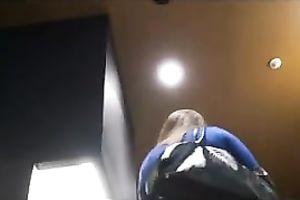 I took an exceedingly hawt upskirt episode of hot playgirl in the shoe store