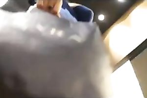 I took an exceedingly hawt upskirt episode of hot playgirl in the shoe store