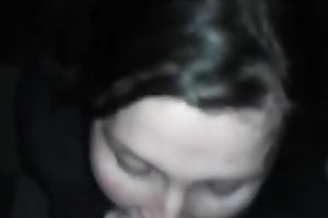 Amateur white girlfriend blows my knob like a hungry whore