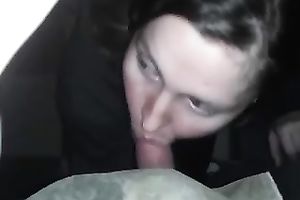 Amateur white girlfriend blows my knob like a hungry whore