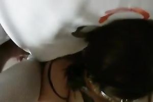 When my latin babe brunette hair girlfriend wears mask I can final twice longer
