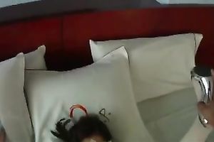 When my latin babe brunette hair girlfriend wears mask I can final twice longer