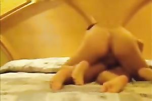 My playful girlfriend can't live without when I gangbang her in missionary position