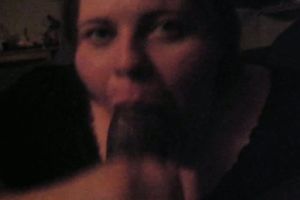 Busty Slut Sucks Cock, Gets Cum In Eye And Swallows Every Drop