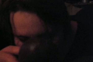 Busty Slut Sucks Cock, Gets Cum In Eye And Swallows Every Drop