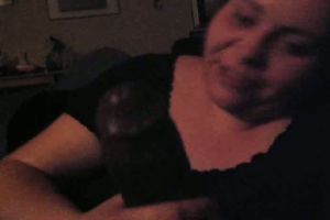 Busty Slut Sucks Cock, Gets Cum In Eye And Swallows Every Drop