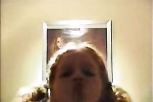 Blonde Slut Cream All Over His Dick Before Gagging On A Facial