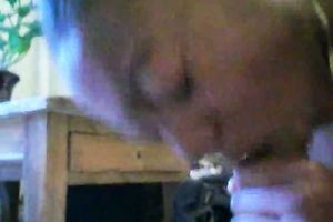 Ebony Mature Deepthroats And Swallows Every Drop In Steamy Interracial Blowjob