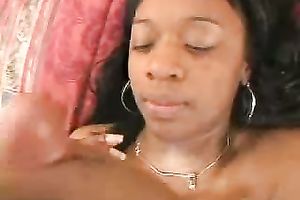 Watching Hot Black Girlfriend Gag On Biggest Facial Ever